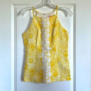 Lilly Pulitzer top Size 2 in brand-new condition. Rare print, pique material.